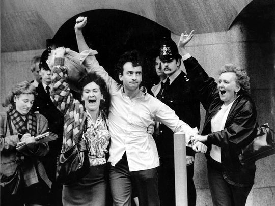 cropped Gerry Conlon Guildford Four release YouTUbe