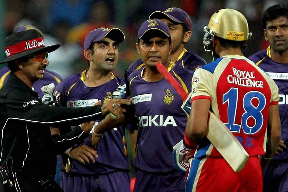 Kohli Gambhir Fight File